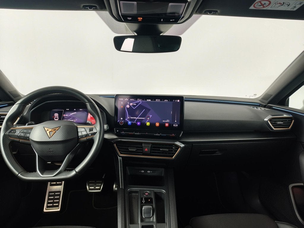 CUPRA Leon 1.4 e-Hybrid VZ Adrenaline Automaat | Leer | Stoe, Auto's, Cupra, Stof, Gebruikt, Met garantie (alle), Leon