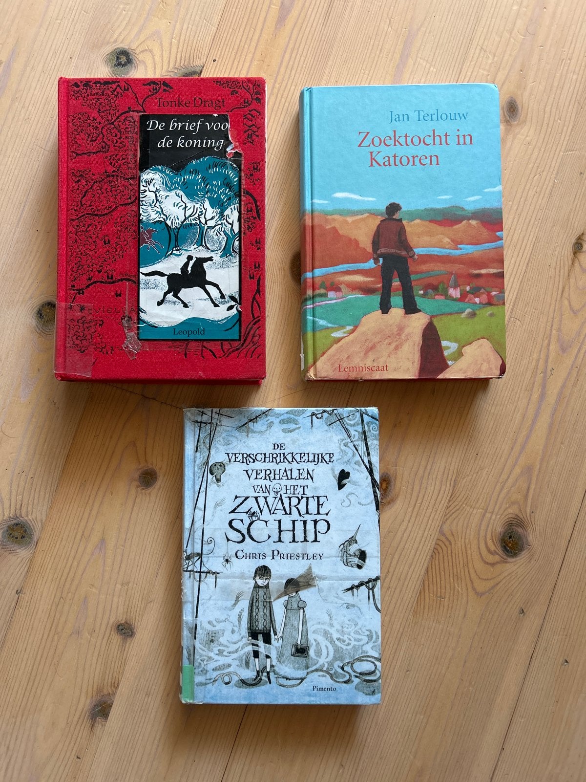 3 jeugdboeken: Tonke Dragt, Jan Terlouw, Chris Priestley, Ophalen of Verzenden, Gelezen, Fictie
