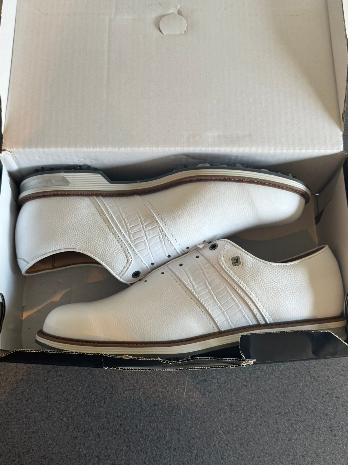 Footjoy PREMIERE SERIES PACKARD 45, Wit, Nieuw, Ophalen of Verzenden, Sneakers of Gympen