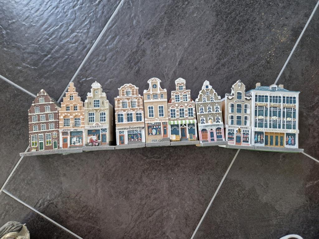 9 Blokker grachtenpandjes - miniatuur huisjes, Ophalen of Verzenden