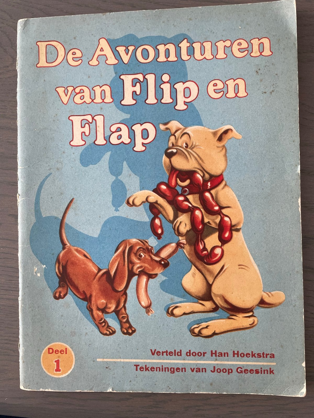 Vintage boekje:De Avonturen van Flip en Flap (Douwe Egberts), Ophalen of Verzenden, Gelezen, Fictie algemeen