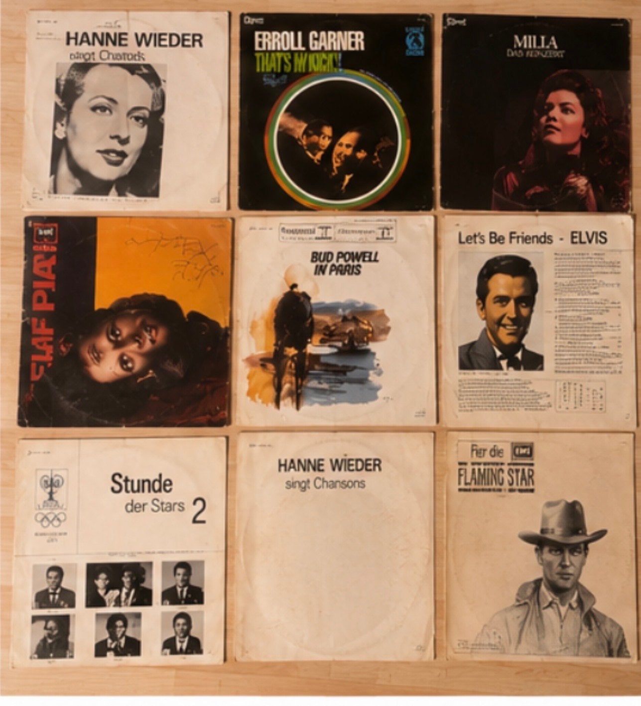 Partij vintage LP's – Jazz, Klassiek, Chanson & Pop, LP, Gebruikt, Overige genres, Originele persing