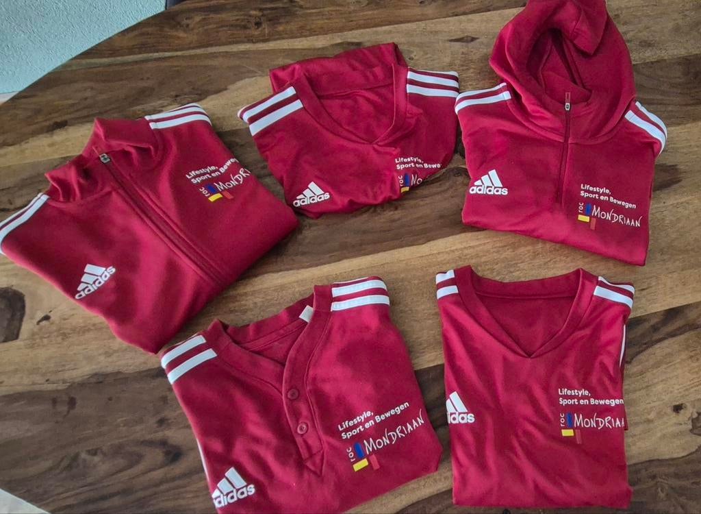 ROC Mondriaan Sport en Bewegen Delft sportpakket L, Ophalen, Gedragen, Rood, Overige typen