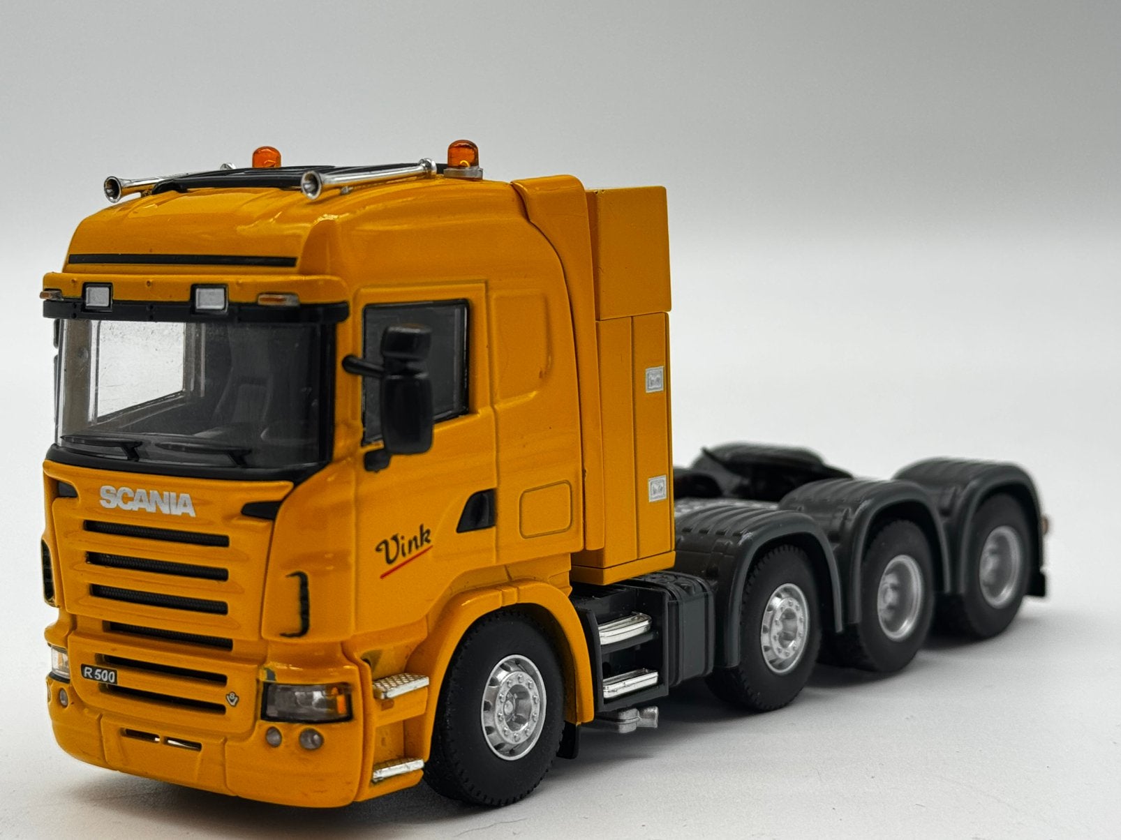 WSI SCANIA R 500 VINK BARNEVELD, Hobby en Vrije tijd, Modelauto's | 1:50, ., Ophalen of Verzenden, Zo goed als nieuw, .