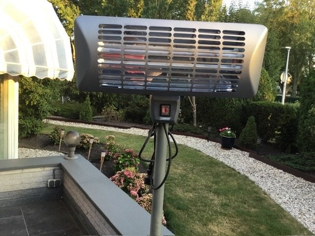 Terrasverwarmer, Draaibaar, Vloer, Zo goed als nieuw, Ophalen