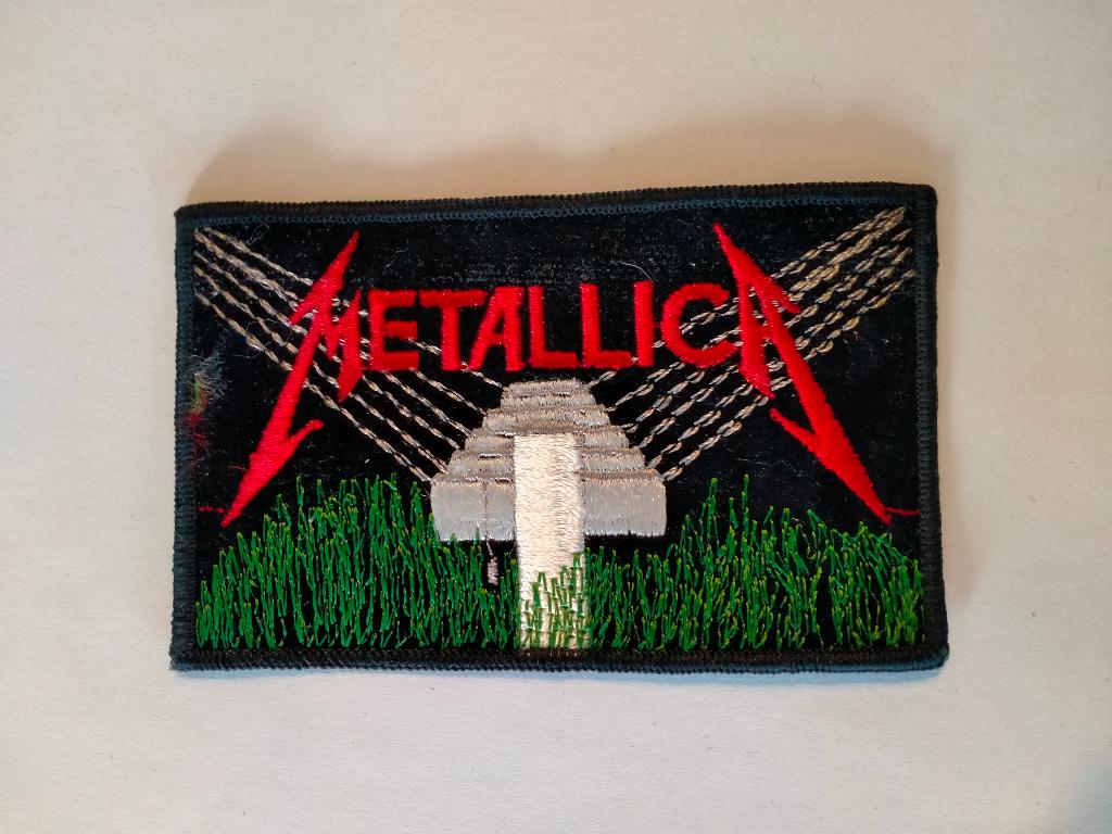 Metallica master of Puppets vintage metal hardrock patch, Verzamelen, Ophalen of Verzenden, Zo goed als nieuw, Kleding