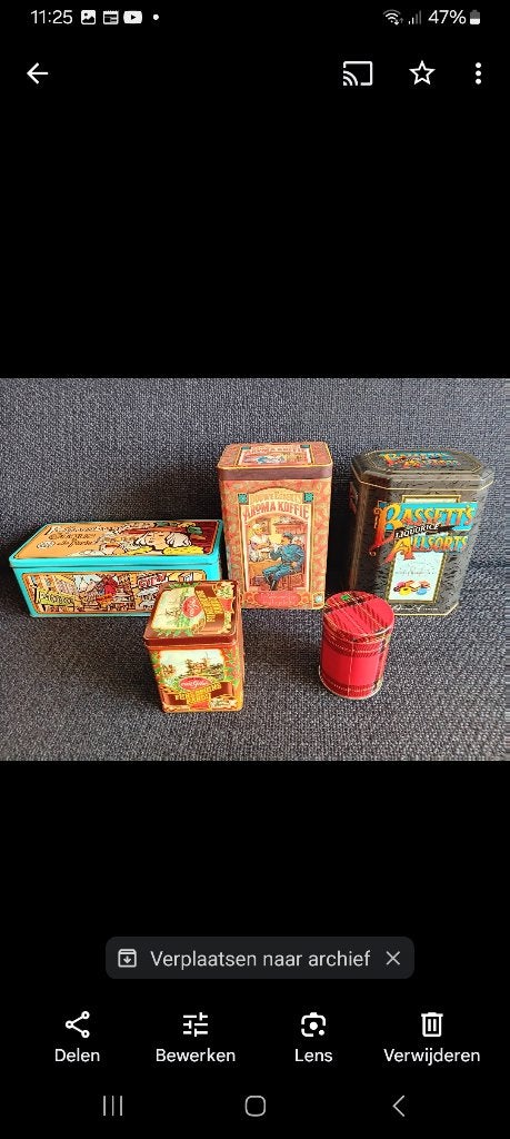 Nostalgische blikken, Ophalen, Gebruikt, Overige, Douwe Egberts