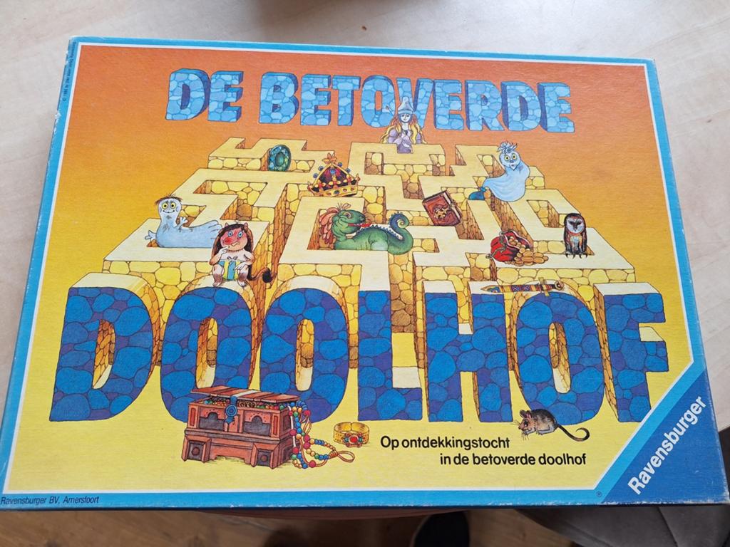 Spel Betoverde Doolhof compleet, Hobby en Vrije tijd, Gezelschapsspellen | Bordspellen, Ophalen of Verzenden