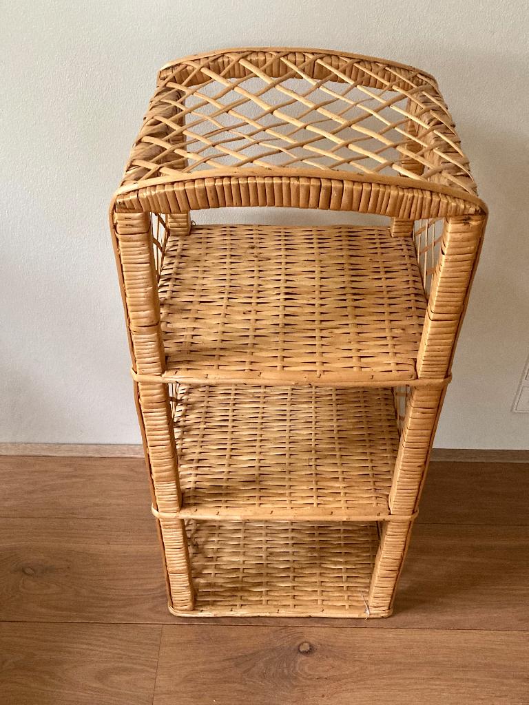 Retro kastje rieten rotan Boho boogkast Bohemian Ibiza stijl, Ophalen, N, N, N