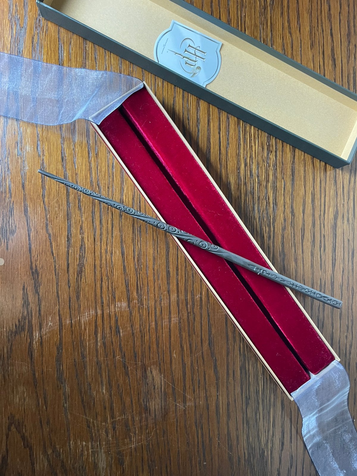 Harry Potter Noble Collection Wand - Sirius Black, Ophalen of Verzenden, Zo goed als nieuw, Actiefiguurtje