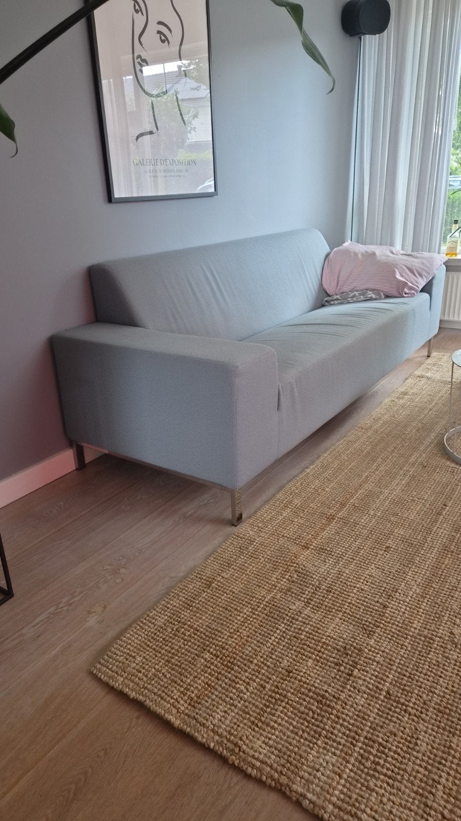 Gelderland 6511! Comfortabele designbank met een strak en mi, Huis en Inrichting, Ophalen, Gebruikt, Driepersoons, 75 tot 100 cm