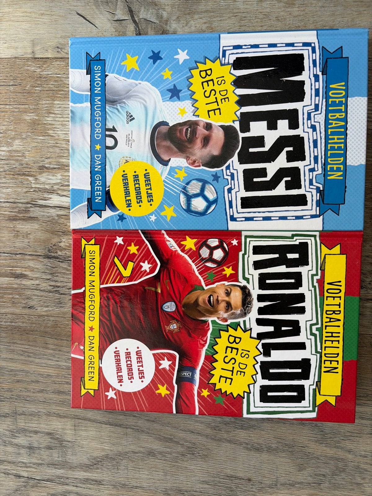 Voetbalhelden: Messi en Ronaldo - Is de Beste, Boeken, Sportboeken, Ophalen of Verzenden, Zo goed als nieuw, Balsport