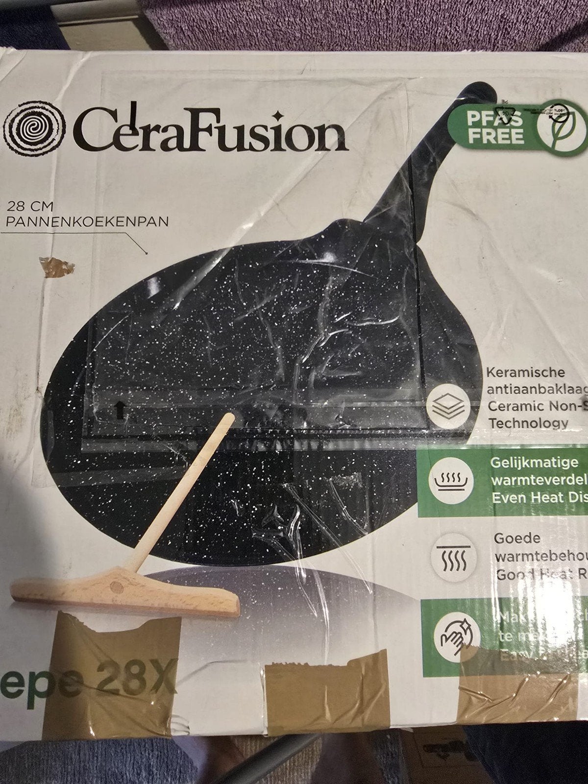 CeraFusion 28 CM PFAS-vrije pannenkoekenpan, Ophalen of Verzenden