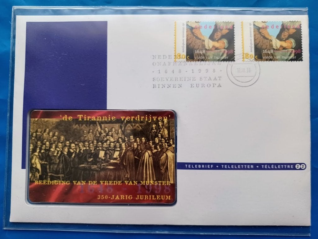 Telebrief 22 De Vrede van Münster - 1998, Verzenden, Overige materialen, Nederland