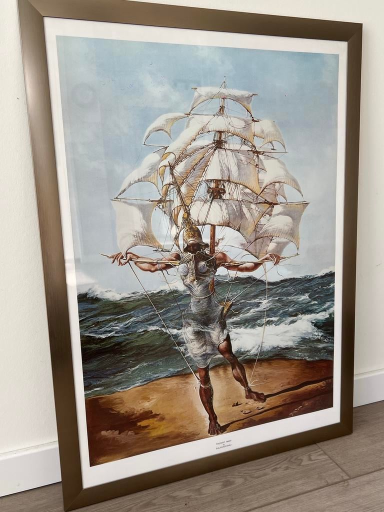Salvador Dalí - The Ship, 1942-3 - Ingelijste print, Ophalen of Verzenden