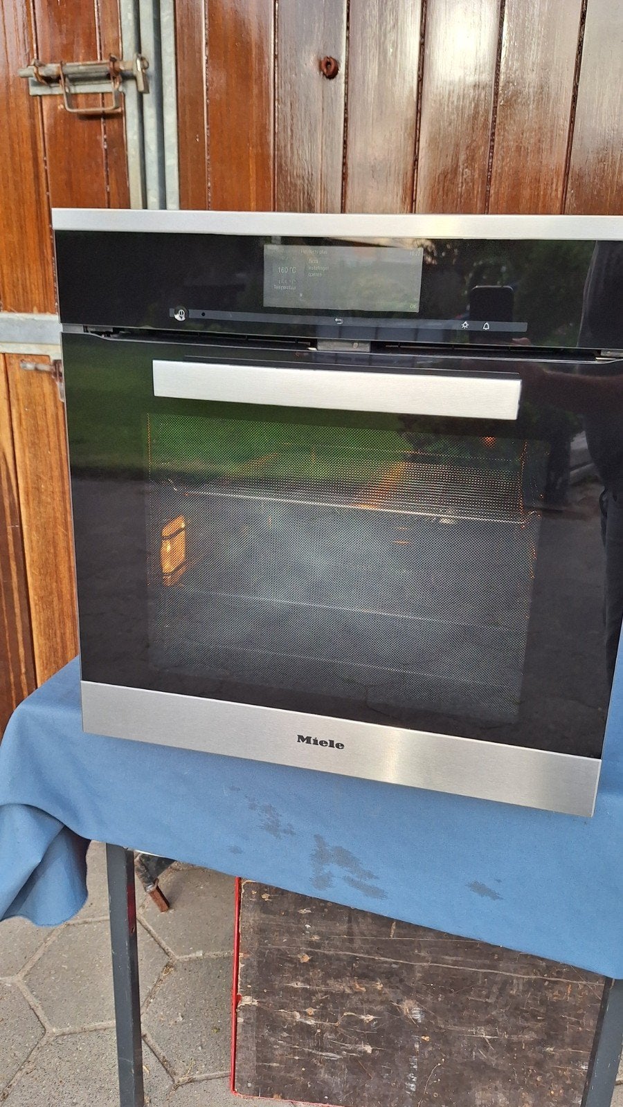 luxe uitgebreide grote Miele oven 60cm x 60cm H6860BP, Ophalen, Hete lucht, Zo goed als nieuw, Oven met grill