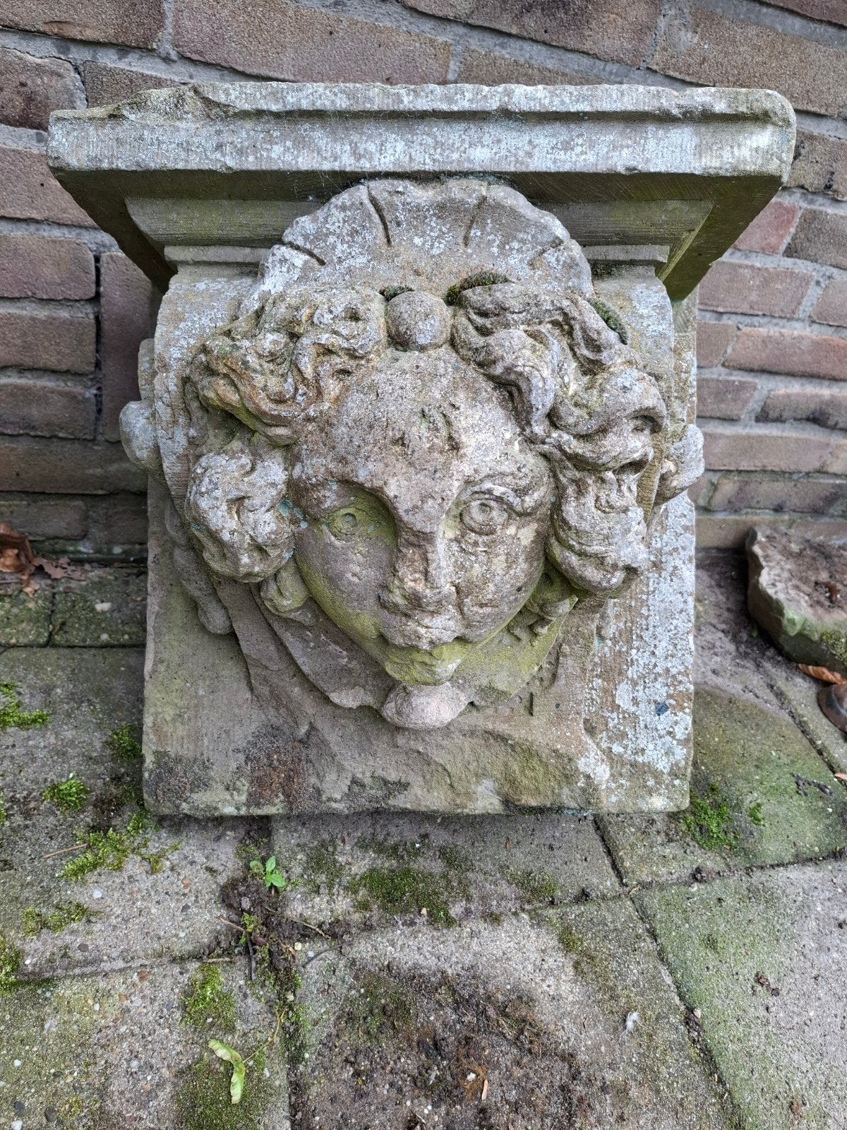 Unieke 18e eeuwse zandstenen gevelsteen (geen bodemvondst), Antiek en Kunst, Ophalen