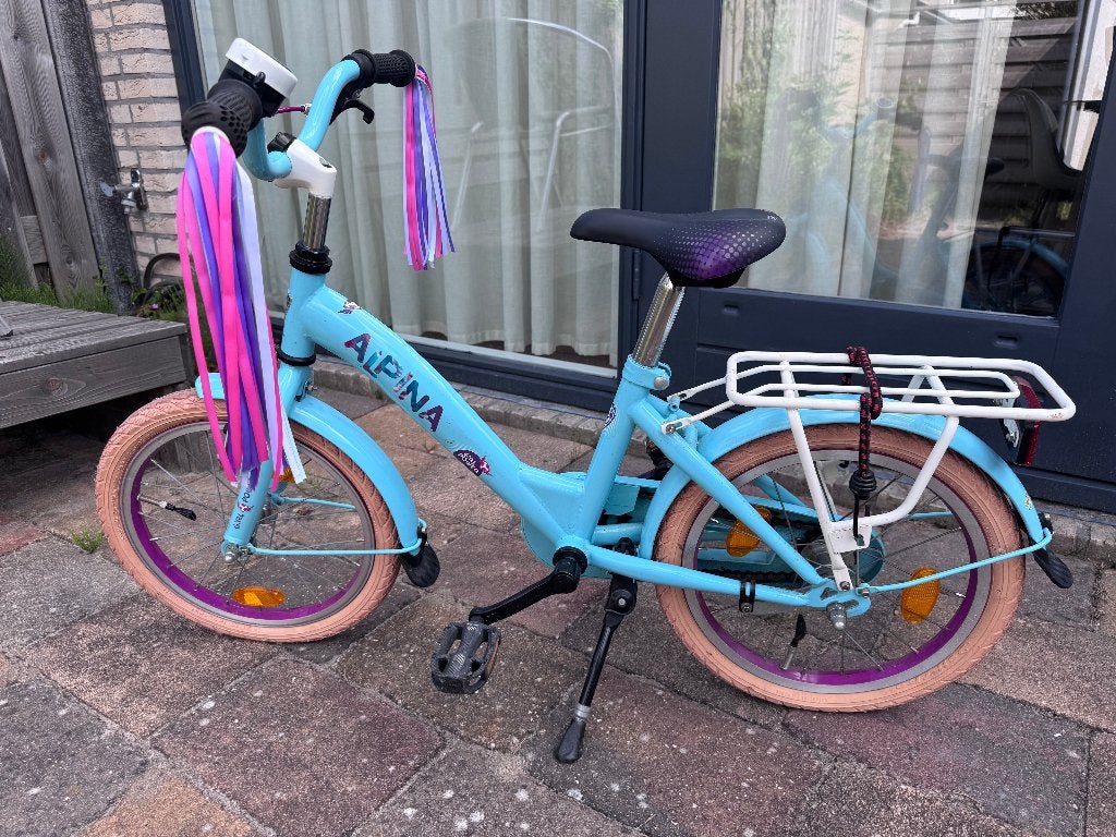 Alpina Girl Power 16 inch Meisjesfiets (Nieuwprijs €280), Fietsen en Brommers, Fietsen | Meisjes, Ophalen, Terugtraprem, Alpina Girlpower
