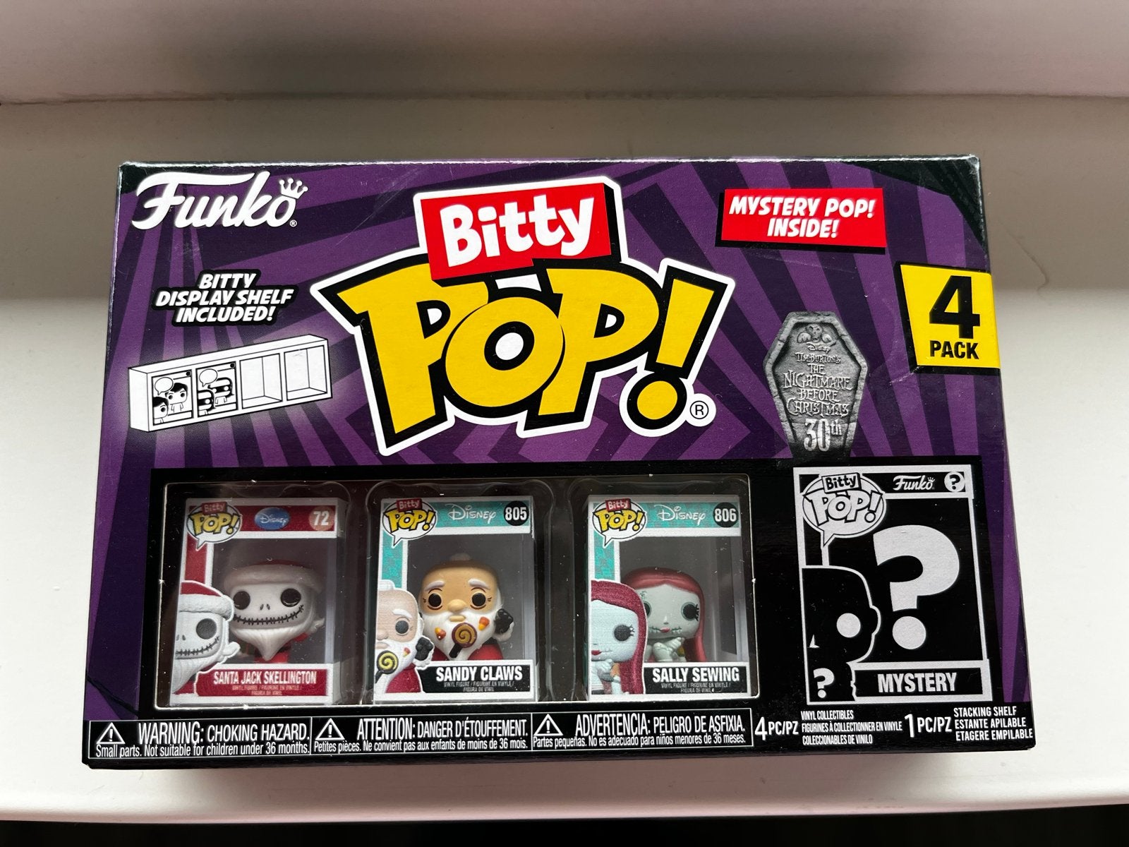 Funko Bitty Pop! The Nightmare Before Christmas 4-pack, Ophalen of Verzenden, Nieuw