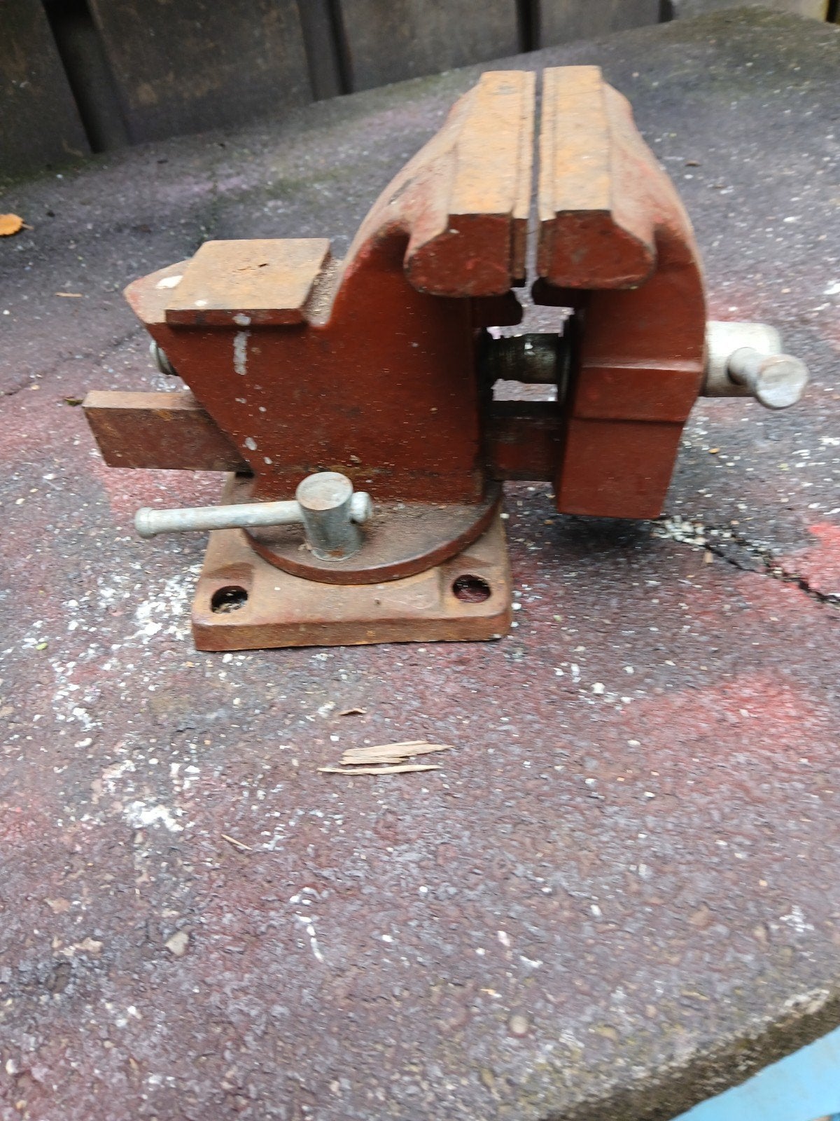 bankschroef, Ophalen of Verzenden, Gebruikt, Minder dan 70 cm, Bankschroef