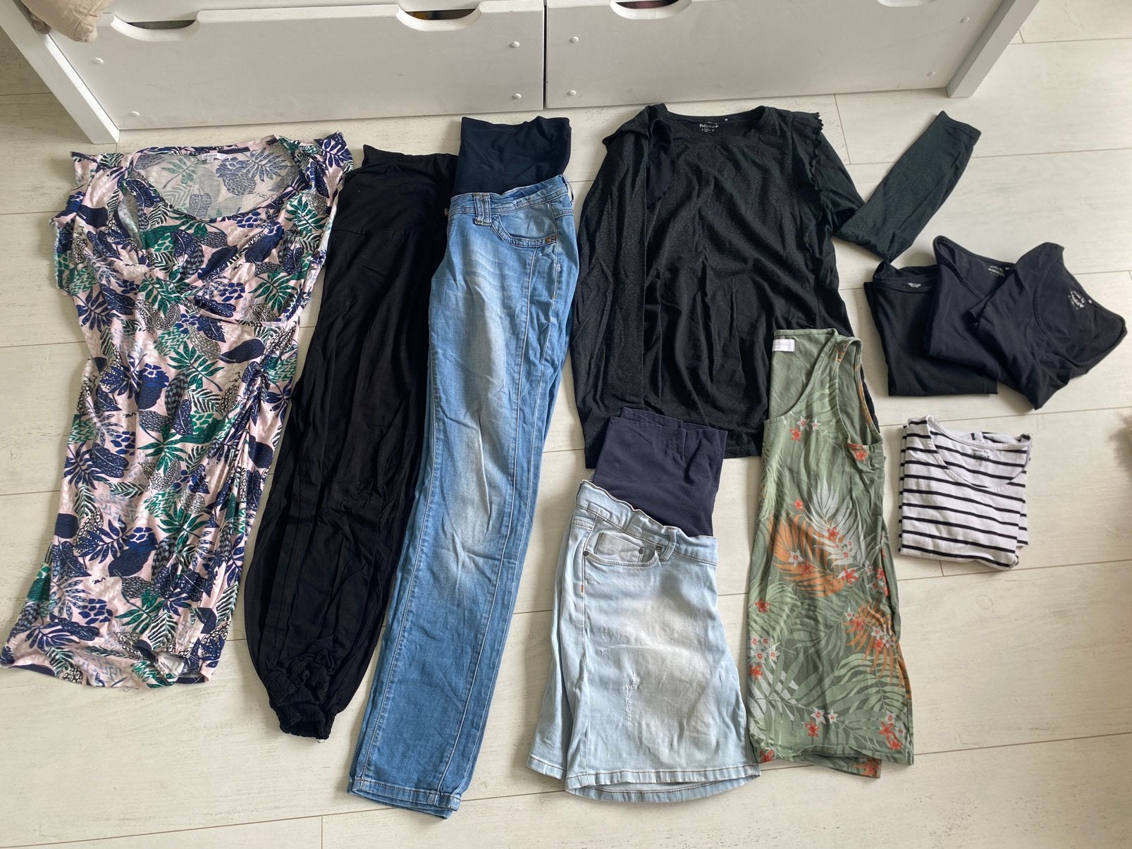 Zwangerschapskleding pakket maat M, Maat 38/40 (M), Overige typen, Overige kleuren, Ophalen of Verzenden