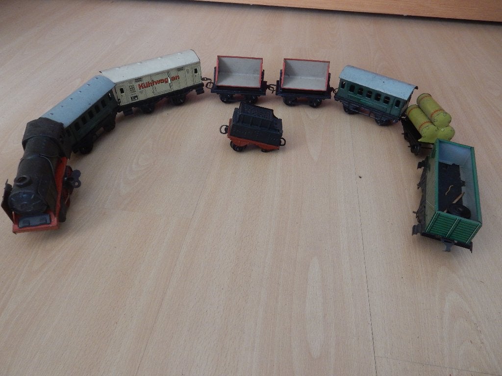 Blikken speelgoed trein, Ophalen of Verzenden