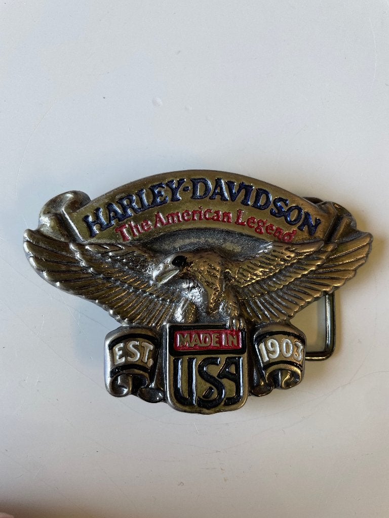Harley Davidson belt buckle, Losse buckle of gesp, Overige kleuren, Minder dan 95 cm, Ophalen of Verzenden