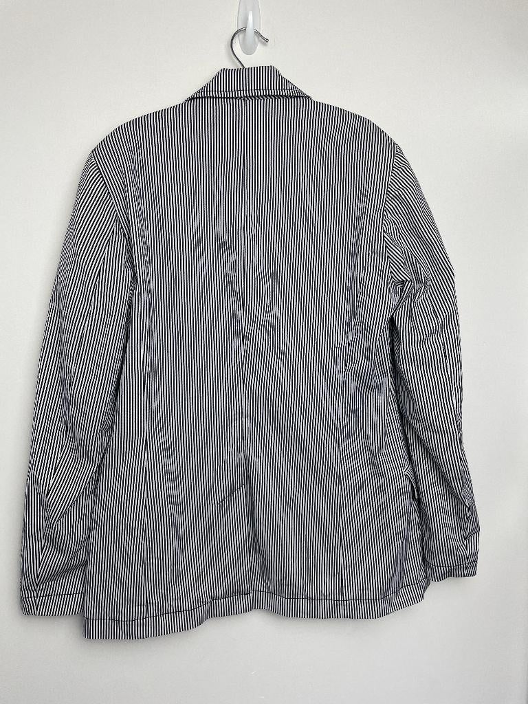 Zenggi Amsterdam zwart wit gestreepte blazer maat M, Maat 38/40 (M), Zenggi Amsterdam, Vliegtuigstraat 28BG 1059CL, Amsterdam Nederland