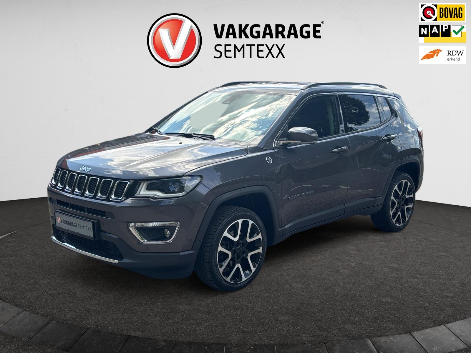 Jeep Compass 1.4 MultiAir Limited 4x4 |Automaat| Camera| Nav, Auto's, Jeep, Automaat, 450 kg, Gebruikt, 4 cilinders