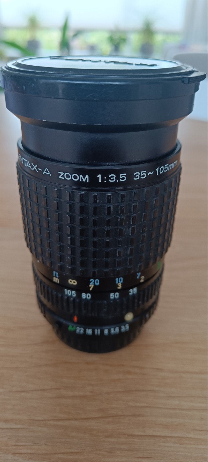 SMC Pentax A zoom 35-105mm f3,5, Gebruikt, 105 mm, Pentax K-mount, Macrofunctie