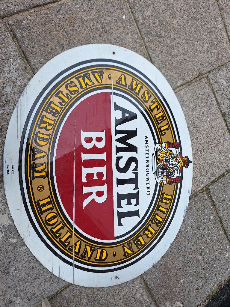 Bierbord Amstel 1986, Hobby en Vrije tijd, Overige Hobby en Vrije tijd, Ophalen, Zo goed als nieuw
