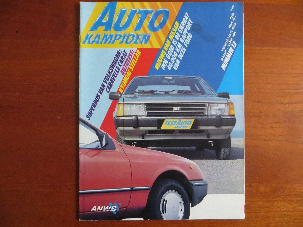 Autokampioen 13 1984 Volkswagen Caravelle Carat, 300 ZX, Ophalen of Verzenden, Nieuw, Volkswagen