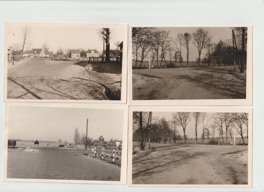Omgeving Assen Hooghalen Hijken foto 4 x, Verzenden, 1960 tot 1980, Ongelopen, Drenthe