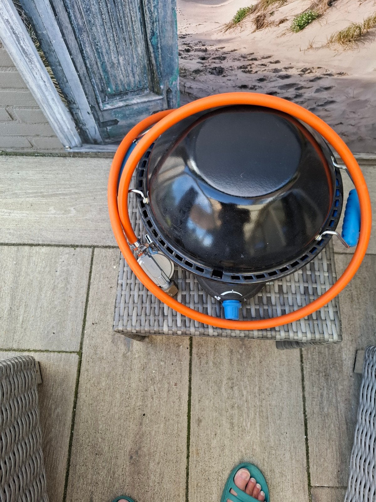 Campingaz Party Grill 400 met gasslang, Ophalen, Zo goed als nieuw, Campingaz Party Grill 400