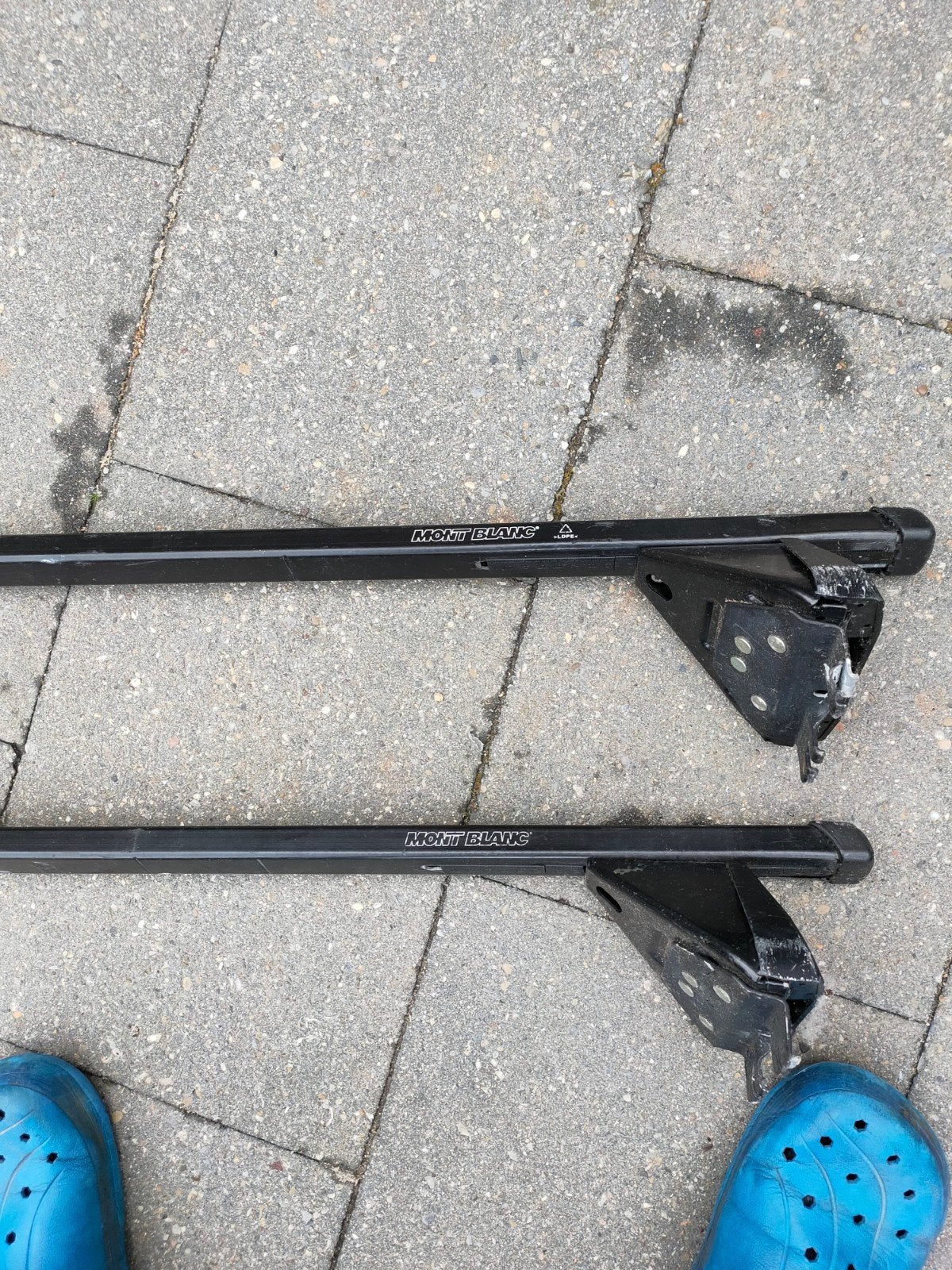 Mont Blanc dakdragers - Gebruikt, Auto diversen, Dakdragers, Ophalen, Gebruikt
