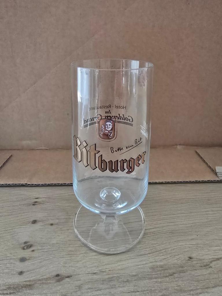 Bitburger bierglas, Verzamelen, Ophalen, Zo goed als nieuw, Bierglas