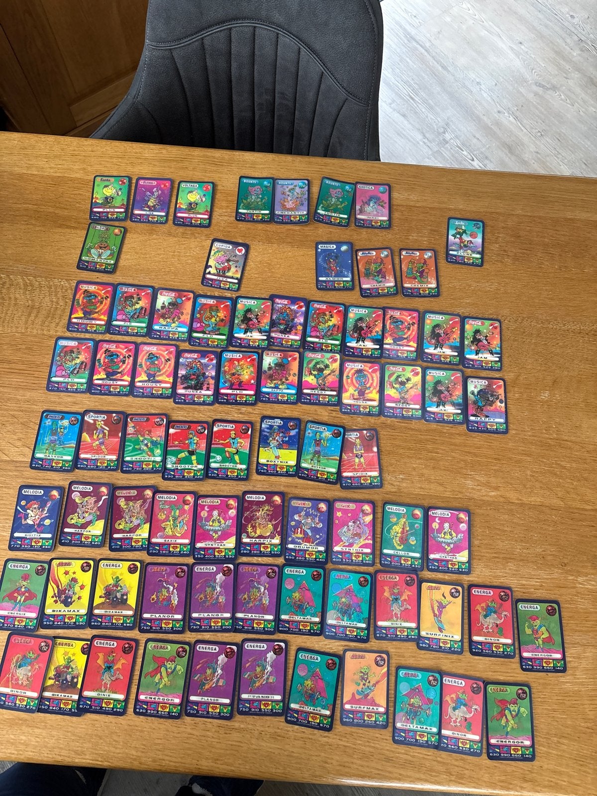 Grote collectie van 76 Spacix 3D kaarten, Ophalen of Verzenden, Gebruikt, Meerdere kaarten