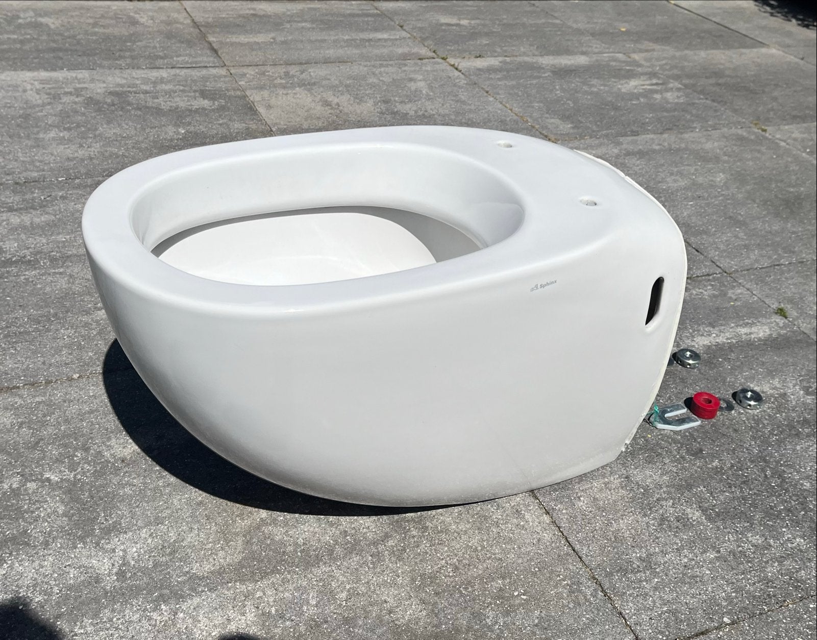 Sphinx WC pot, gebruikt, met bevestigingsmaterialen, Ophalen, Gebruikt, Toilet
