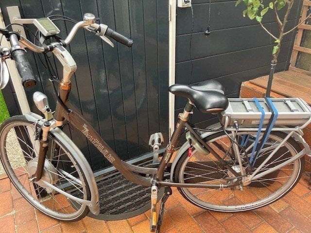 E-bike Batavus bruin, Ophalen, Gebruikt, Versnellingen, Batavus