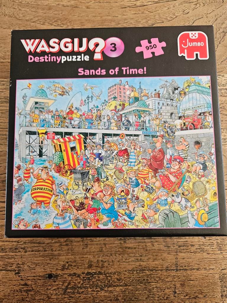 WASGIJ? Destiny Puzzel 3: Sands of Time! 950 stukjes, Ophalen of Verzenden, 500 t/m 1500 stukjes, Zo goed als nieuw, Legpuzzel