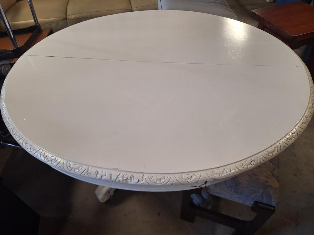 Witte tafel, Huis en Inrichting, Tafels | Eettafels, Ophalen of Verzenden