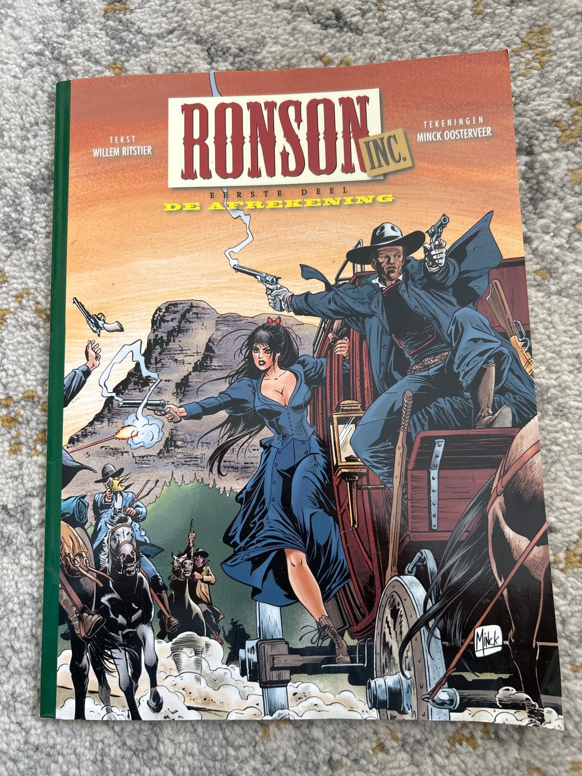 Ronson Inc. - De Afrekening (deel 1) - Western stripboek, Eén stripboek, Ophalen of Verzenden, Gelezen
