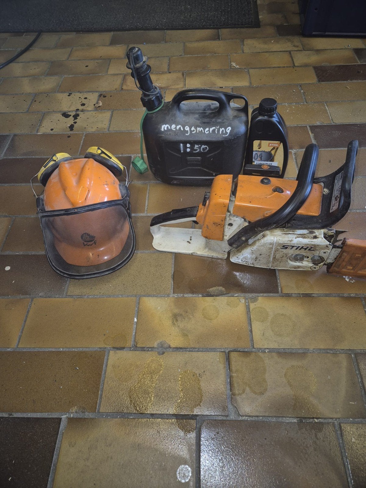 Stihl MS 260 Kettingzaag met complete set, Ophalen