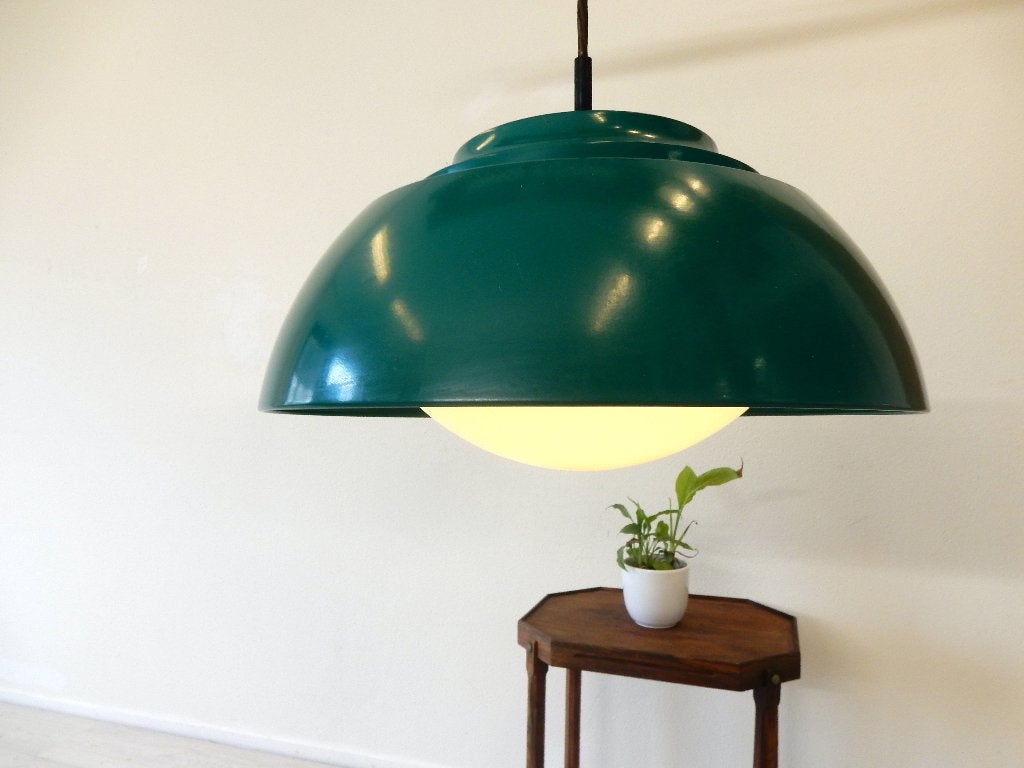 vintage lamp hanglamp jaren 60 / 70 melkglas, Verzamelen, Retro, Ophalen of Verzenden, Huis en Inrichting