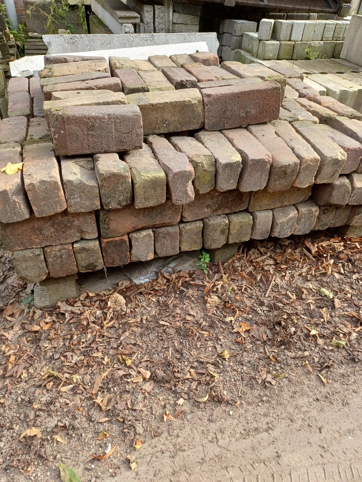 Oude gebakken 7-duimers (ca. 200 stuks), Tuin en Terras, Ophalen, Gebruikt, Klinkers