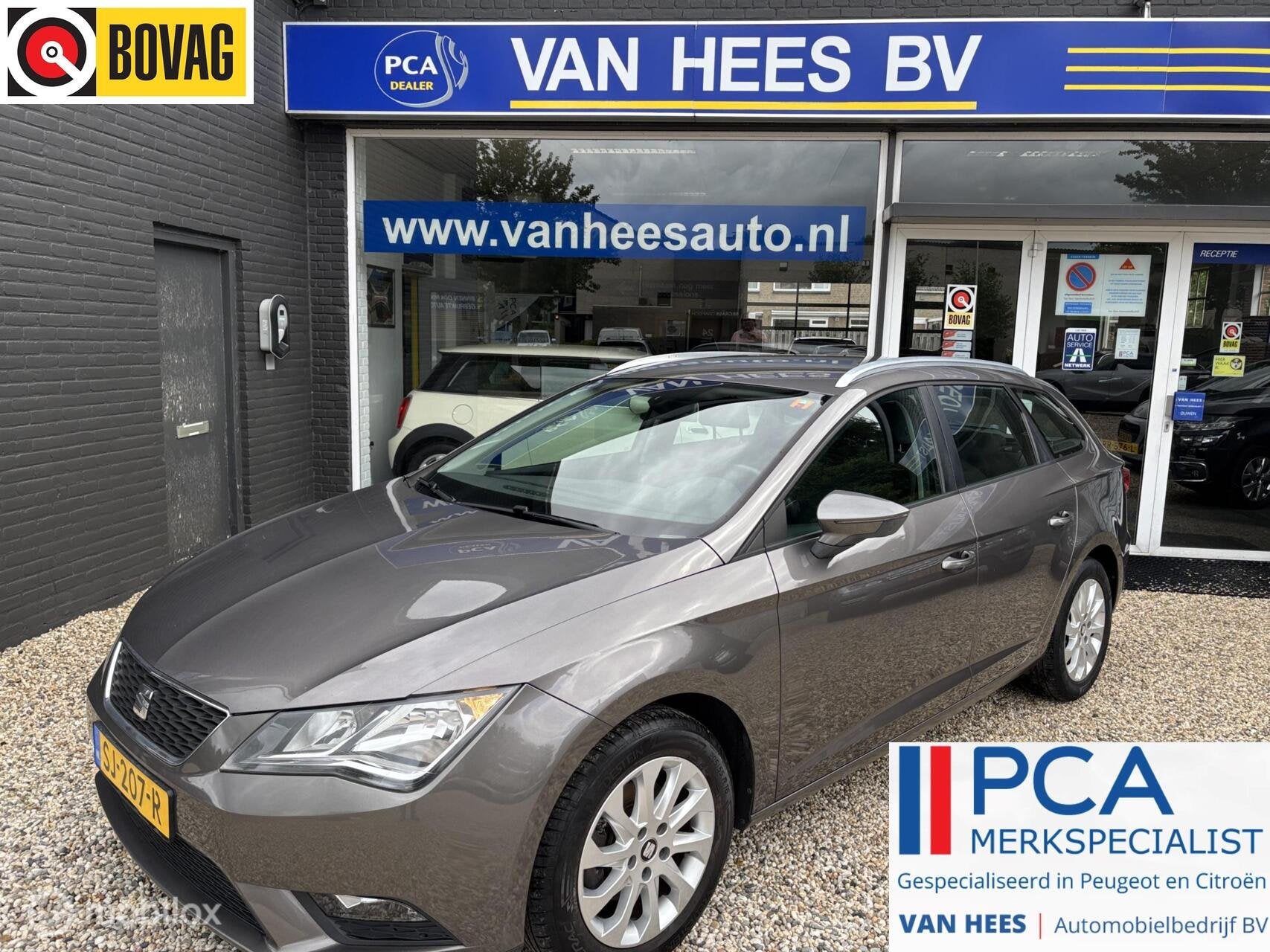Seat Leon ST 1.4 TSI Style met navigatie en climate control, Auto's, Voorwielaandrijving, Dealer onderhouden, Gebruikt, 4 cilinders