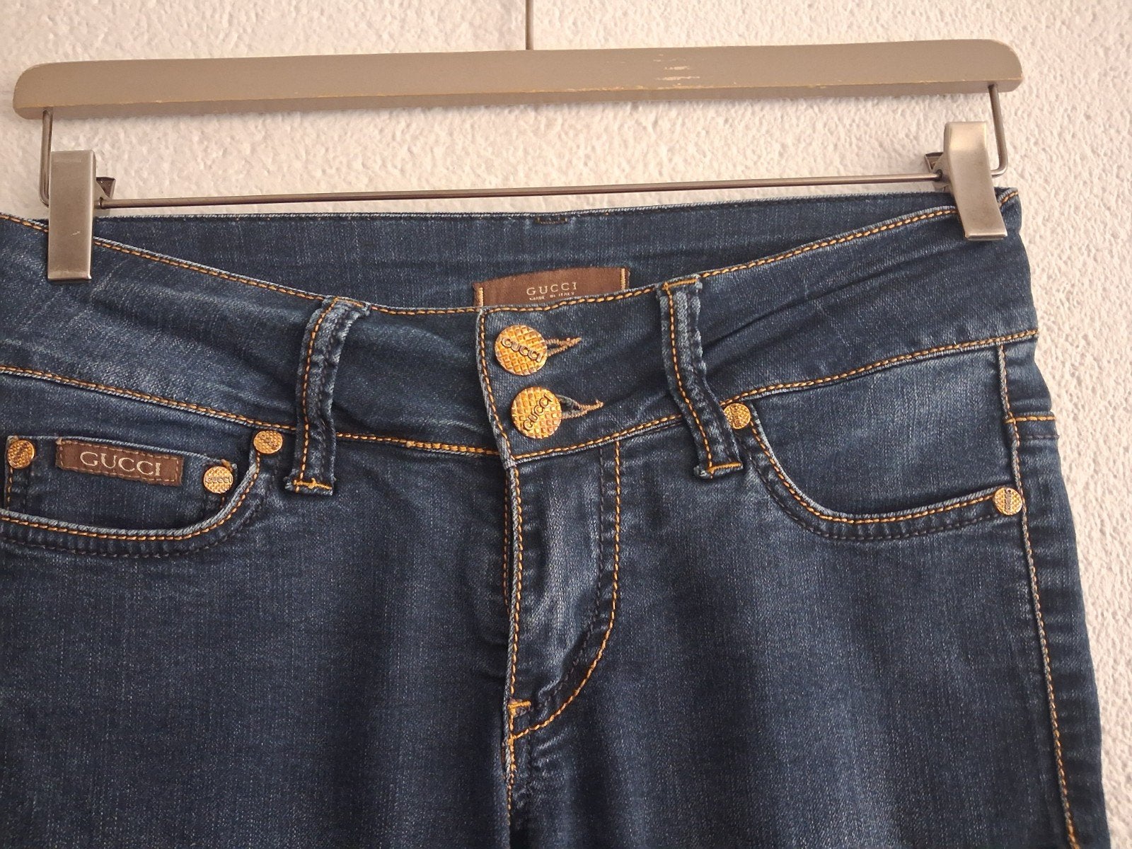 Gucci Jeans - Maat W29  L32, Kleding | Dames, Ophalen of Verzenden, Gedragen, Blauw, W28 - W29 (confectie 36)