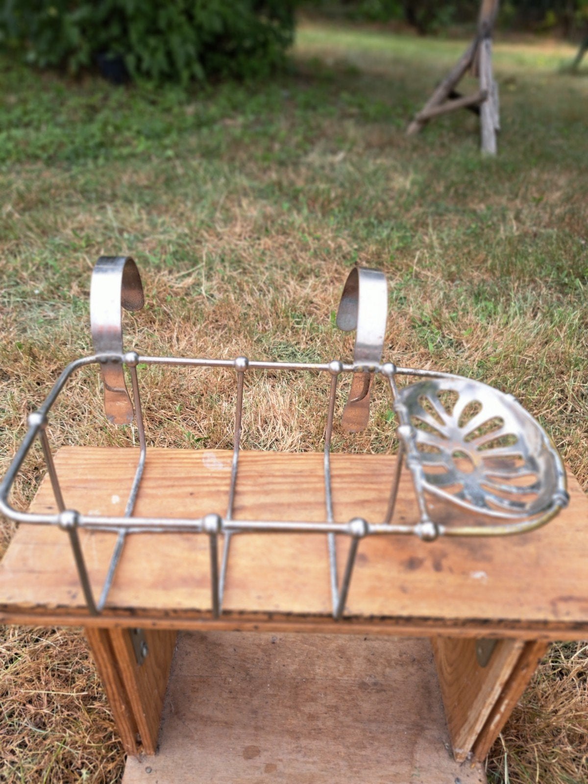 Franse zeep- en badsponshouder - 30x15x9 cm, Ophalen of Verzenden