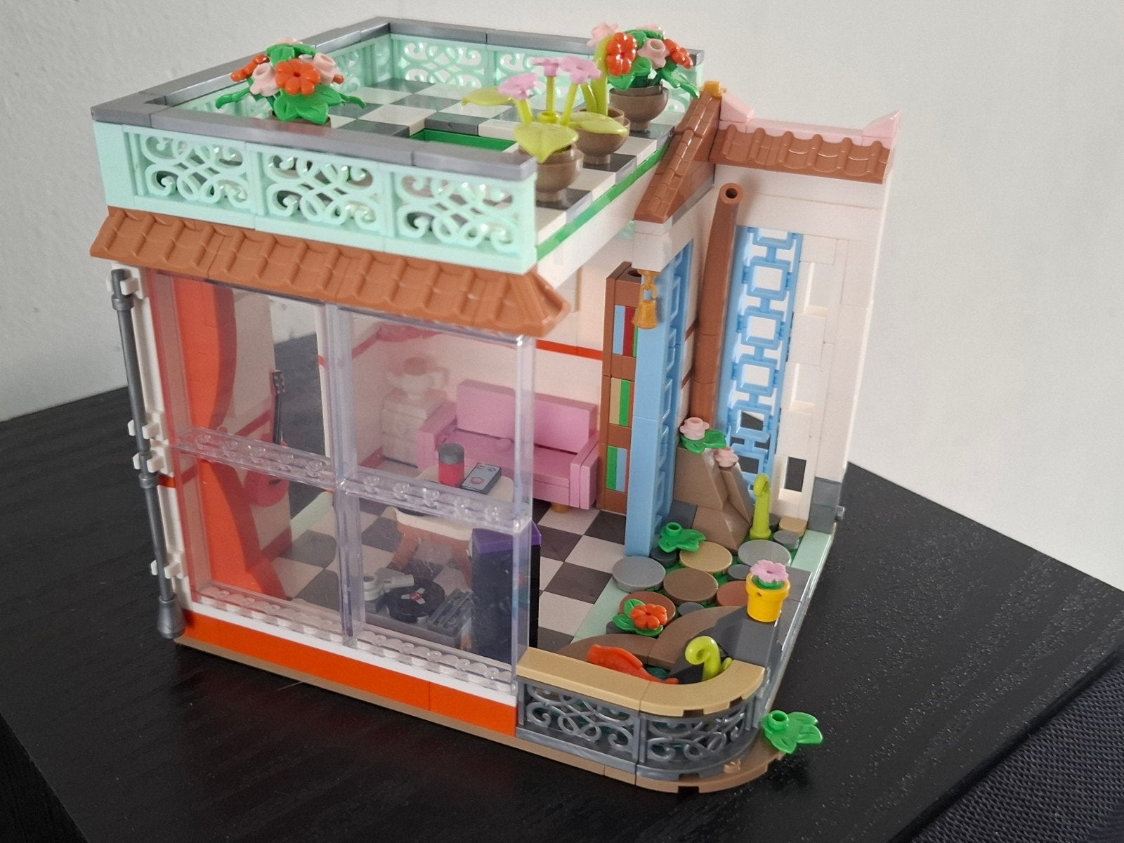 BOEKEN EN MUZIEK KAMER - Complete Miniatuur Bouwset, Ophalen of Verzenden, Zo goed als nieuw