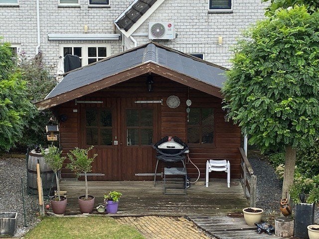 Blokhut, Tuin en Terras, Tuinhuizen, 250 tot 500 cm, Blokhut, Ophalen of Verzenden, 1 raam